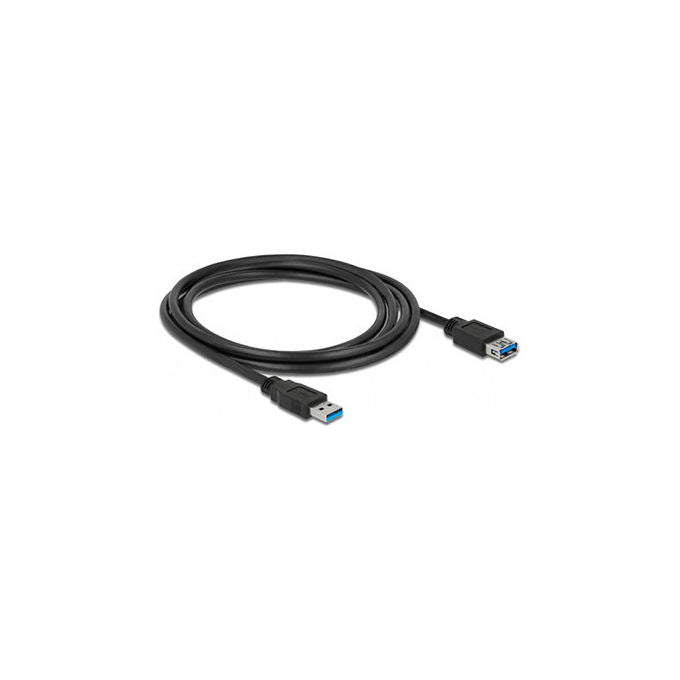 Hamlet Cavo USB 3.2 Gen 1 USB A Nero 1 m