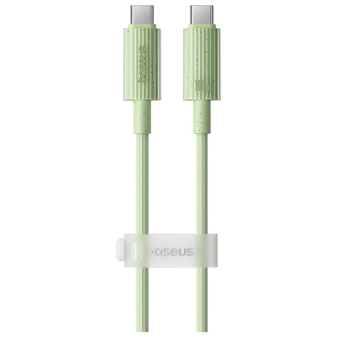 Baseus Cavo USB-C Ricarica Rapida 100W Serie Habitat 2m Verde