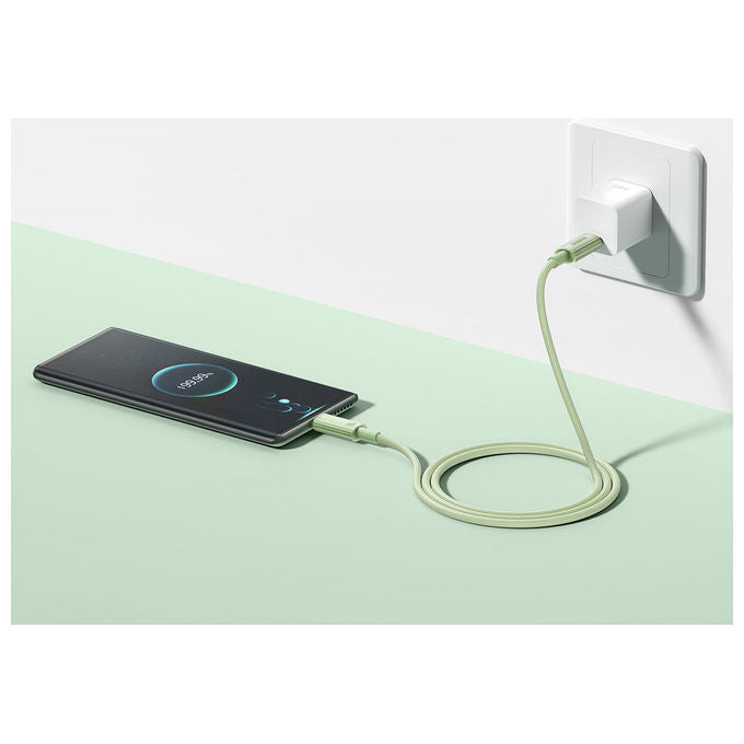 Baseus Cavo USB-C Ricarica Rapida 100W Serie Habitat 2m Verde