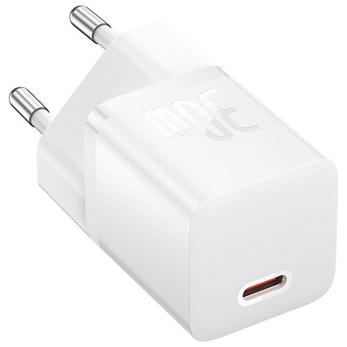 Baseus Caricabatterie Mini GaN5 30W Universale Bianco Ricarica Rapida
