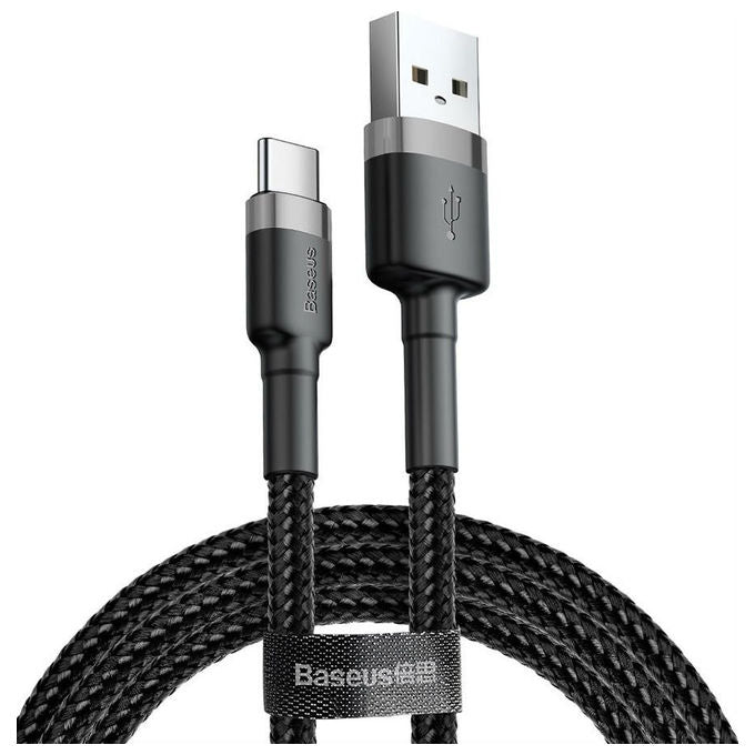 Baseus Cavo USB USB-C USB-A 2.0 0.5 m Nero