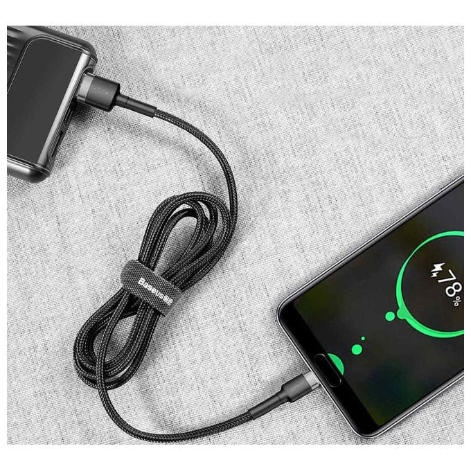 Baseus Cavo USB USB-C USB-A 2.0 0.5 m Nero