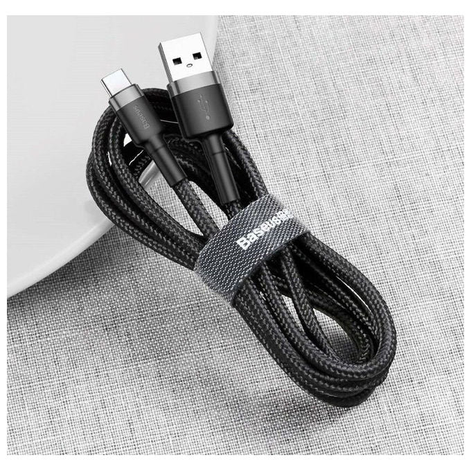 Baseus Cavo USB USB-C USB-A 2.0 0.5 m Nero