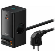 Baseus PowerCombo Tower GaN3 65W Presa Filtrata Ricarica Rapida Nero