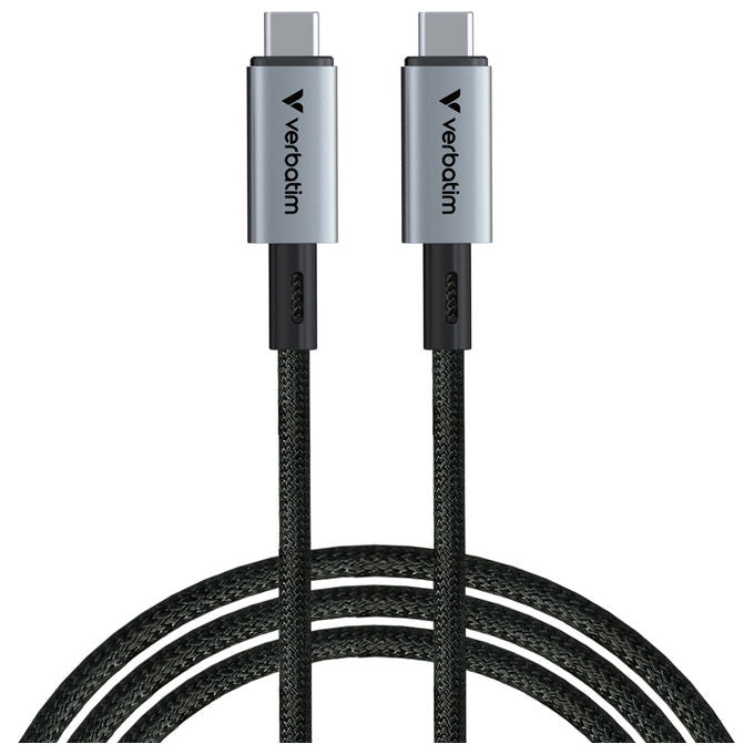 Verbatim Cavo USB4 Gen 2x2 1.2m USB C Nero