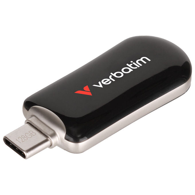 Verbatim Chiavetta USB 128GB USB Tipo-C 3.2 Gen 1 Nera