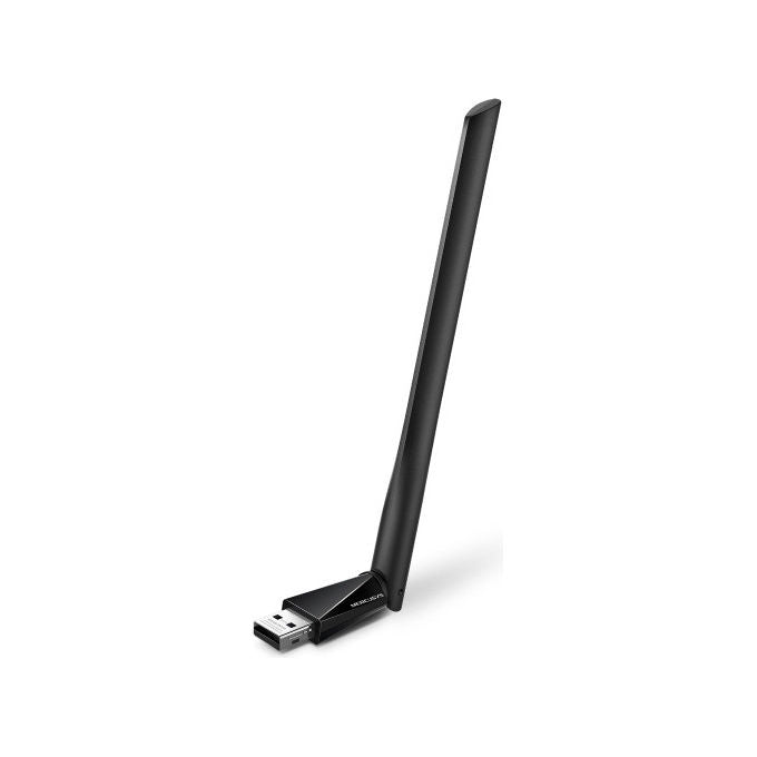 Mercusys Adattatore USB Wi-Fi Dual Band AC1300 Antenna High-Gain Nero