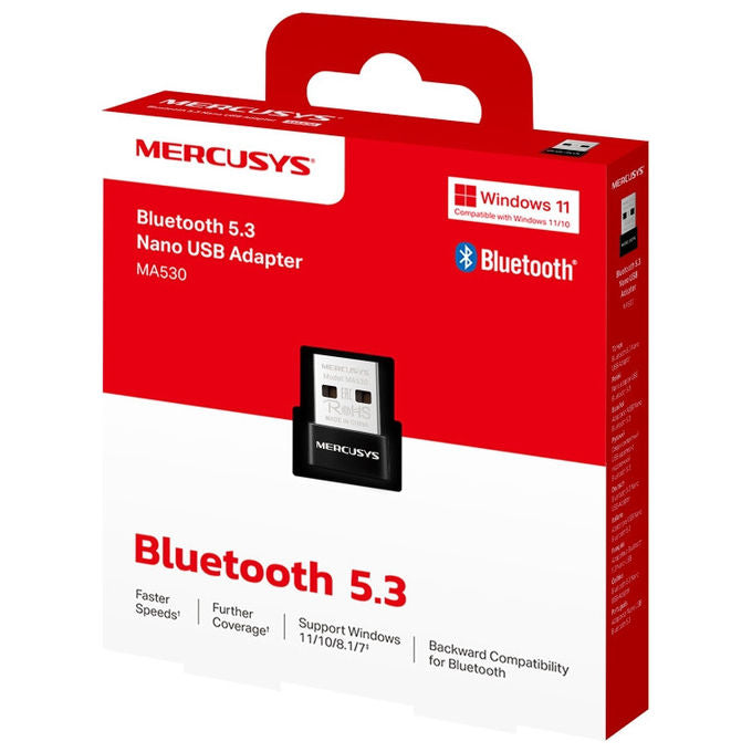 Mercusys Adattatore Bluetooth 5.3 MA530 Nano USB Nero