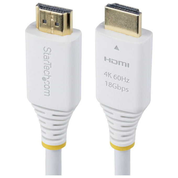 StarTech.com Cavo HDMI 1.8m 4K 60Hz HDMI Tipo A Bianco