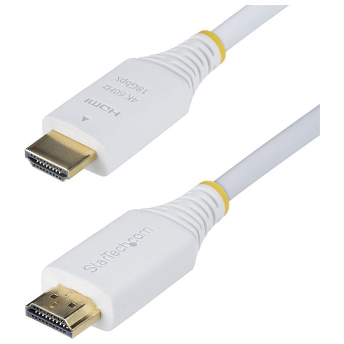 StarTech.com Cavo HDMI 1.8m 4K 60Hz HDMI Tipo A Bianco