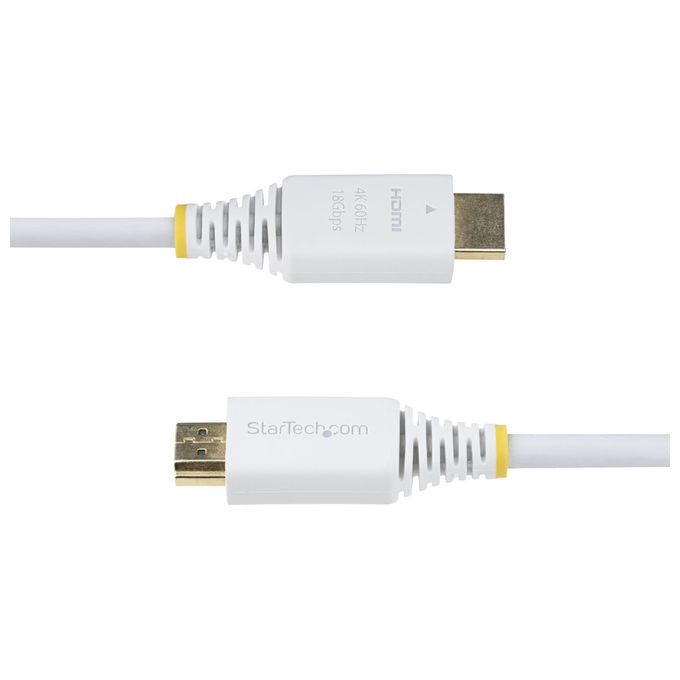 StarTech.com Cavo HDMI 1.8m 4K 60Hz HDMI Tipo A Bianco