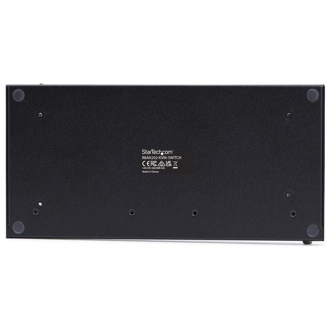 StarTech.com KVM Switch HDMI 8 Porte Kit Rack 1U 4K 60Hz Hub USB Nero