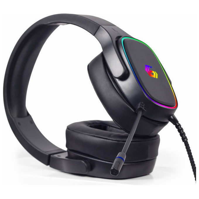 Gembird Cuffie Gaming 7.1 Surround Retroilluminazione RGB USB Nero
