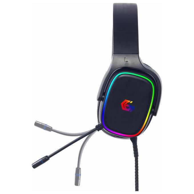 Gembird Cuffie Gaming 7.1 Surround Retroilluminazione RGB USB Nero