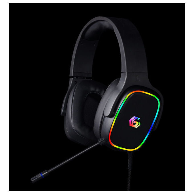 Gembird Cuffie Gaming 7.1 Surround Retroilluminazione RGB USB Nero