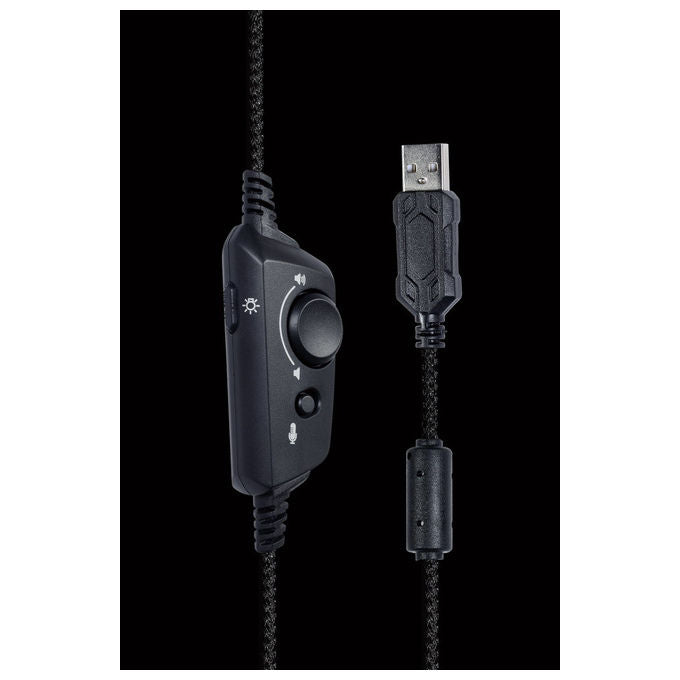 Gembird Cuffie Gaming 7.1 Surround Retroilluminazione RGB USB Nero