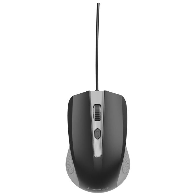 Gembird Mouse Ottico USB Ambidestro 1200 DPI Nero