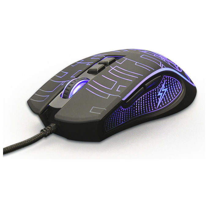 Gembird Mouse Gaming USB Ergonomico Destrorsi 3600 DPI RGB