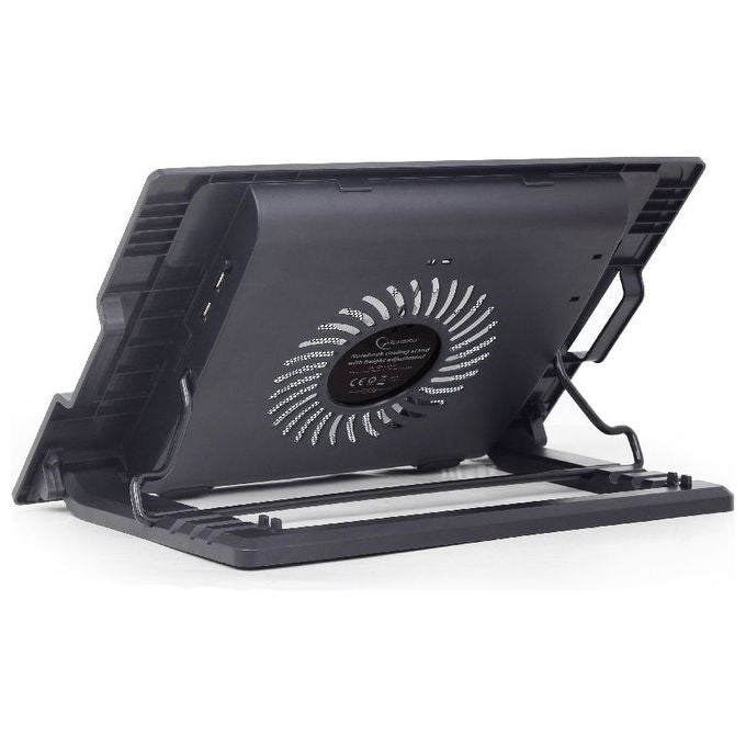 Gembird Base Raffreddamento per Laptop 17 1500 RPM Nero