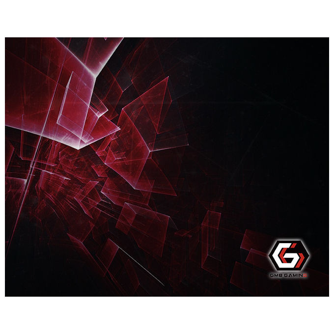 Gembird Tappetino Mouse Gaming Multicolore Tessuto Antiscivolo