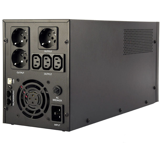 Gembird Gruppo di Continuita' UPS Line-Interactive 3 kVA 1800 W 6 Prese AC