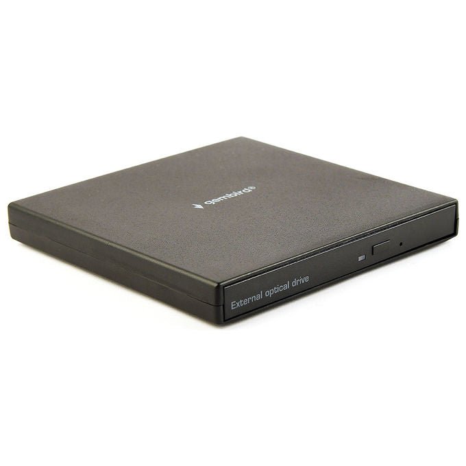 Gembird, DVD±RW Esterno, Nero, Lettore-Masterizzatore CD-DVD, USB 2.0