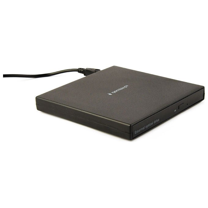 Gembird, DVD±RW Esterno, Nero, Lettore-Masterizzatore CD-DVD, USB 2.0