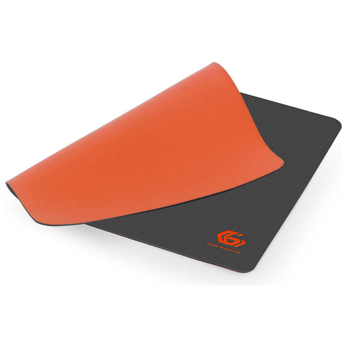 Gembird Tappetino Mouse Gaming Pro Silicone Nero e Arancione Misura M