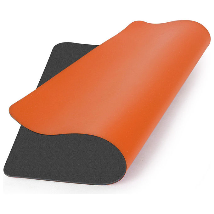 Gembird Tappetino Mouse Gaming Pro Silicone Nero e Arancione Misura M