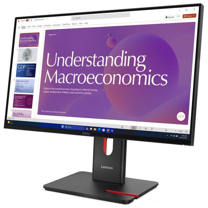 Lenovo ThinkVision T24D-40 Monitor LED 23.8'' Full HD LCD Nero