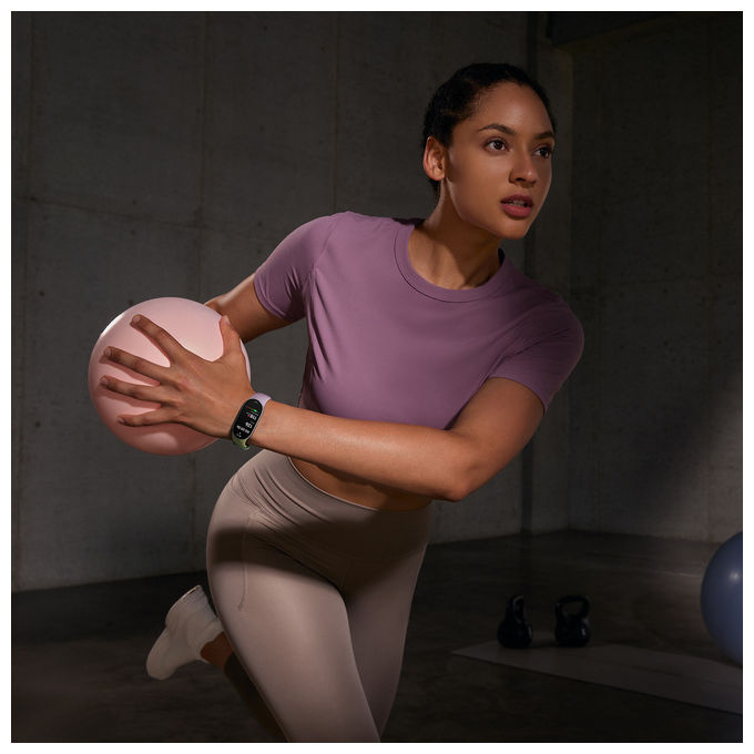 Xiaomi Smartband 10 Display AMOLED 1.72'' Argento Braccialetto Fitness