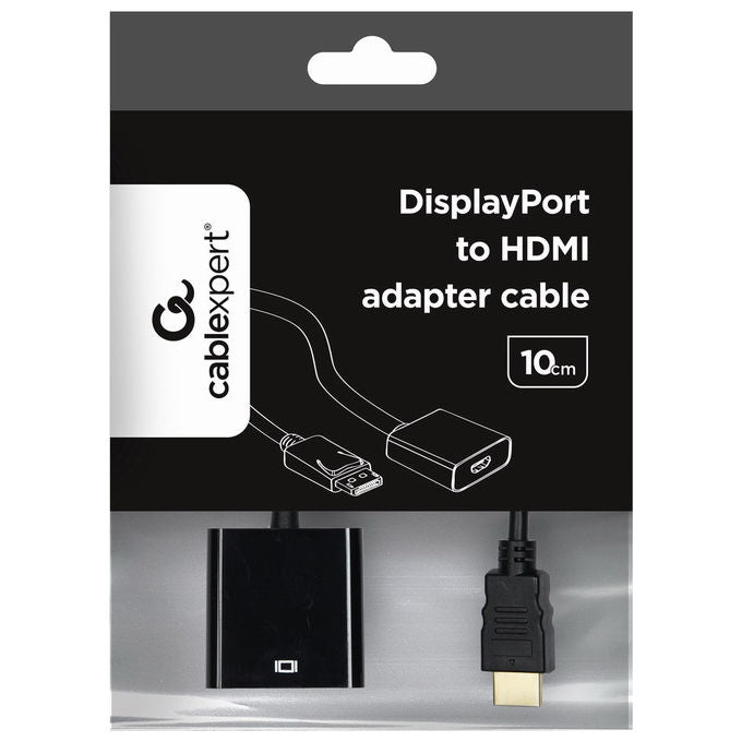 Gembird Adattatore Video DisplayPort a HDMI Nero 0.1 m