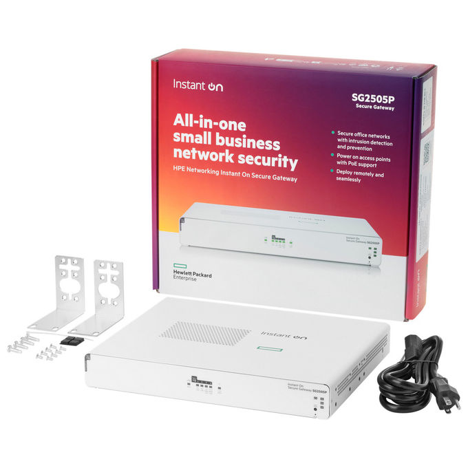 HPE Gateway Controller Sicuro Instant On SG2505P 5 Porte Bianco Rack-Desktop-Muro