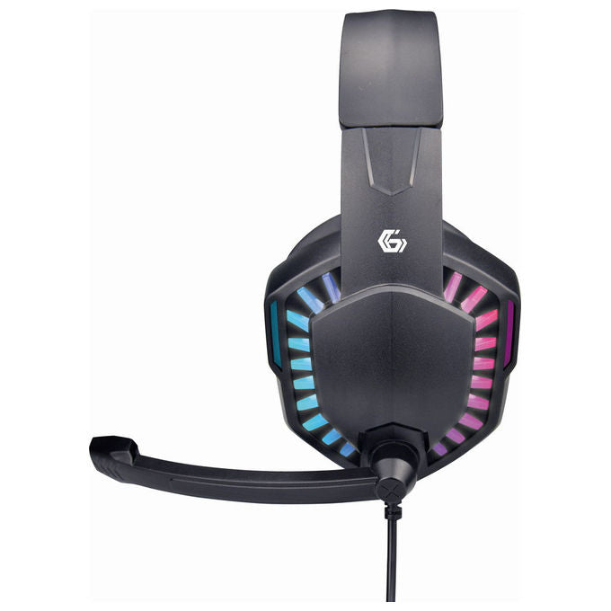 Gembird Cuffie Gaming Cablate USB Sovraurali Nere GHS-06