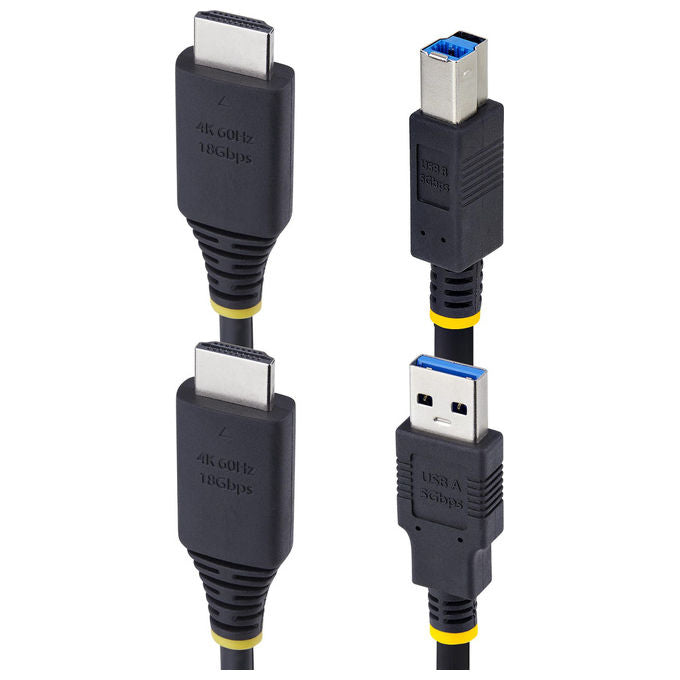 StarTech.com Cavo KVM HDMI USB 5Gbps 3m 4K 60Hz