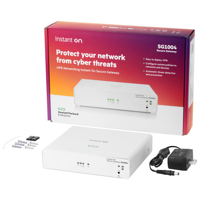 Hpe Instant On Secure Gateway SG1004 Gateway di sicurezza a 4 porte Gigabit