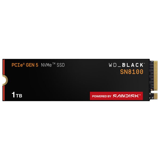 Western Digital Black SN8100, 1 TB SSD, NVMe PCIe Gen5, M.2 2280