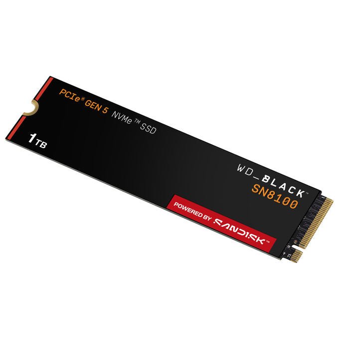 Western Digital Black SN8100, 1 TB SSD, NVMe PCIe Gen5, M.2 2280
