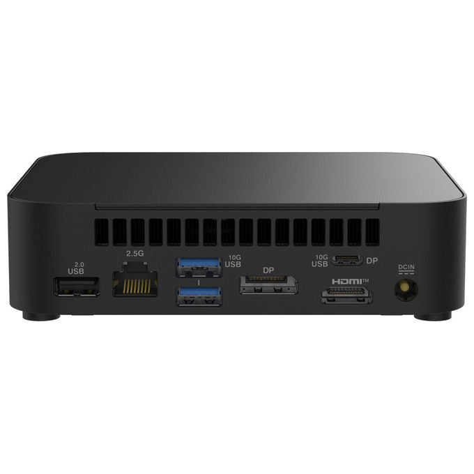 Asus RNUC14MNK1500002 NUC 14 Essential Mini PC Barebone Intel N150 DDR5 16GB SSD M.2 Wi-Fi 6E Bluetooth 5.3 colore Nero