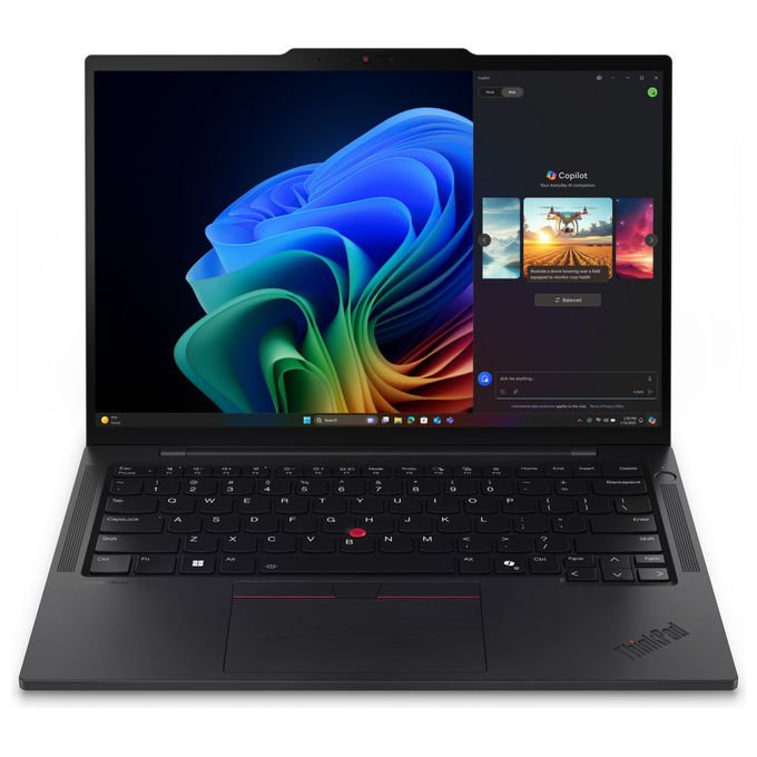 Lenovo ThinkPad T14s Gen 6 Intel Core Ultra 7 255U 14'' 16GB RAM 512GB SSD Nero