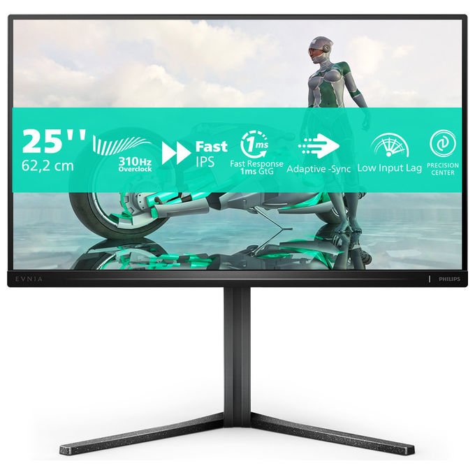 Philips Monitor PC Evnia 3000 25M2N3200U 24.5'' Full HD LCD Grigio