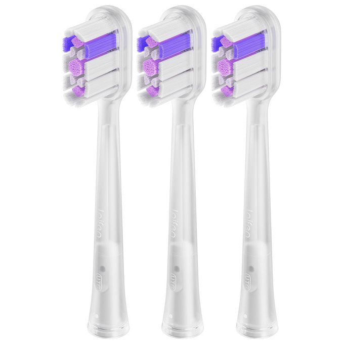 Laifen Testina Spazzolino 3 Pezzi Rosa Viola e Bianco