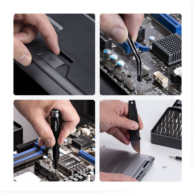 StarTech.com Kit Cacciaviti Precisione 40 Pezzi Riparazione Laptop PC con 30 Punte