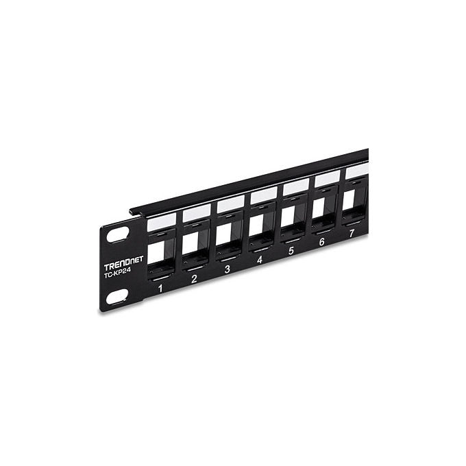 Trendnet TC-KP24 Pannello Patch Keystone Vuoto 1U 24 Porte