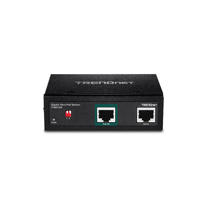 Trendnet TI-SG104 Splitter PoE Gigabit Industriale Supporta Standard IEEE 802.3af-at-bt Nero