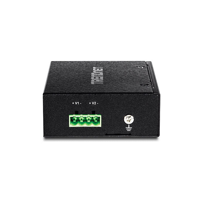 Trendnet TI-SG104 Splitter PoE Gigabit Industriale Supporta Standard IEEE 802.3af-at-bt Nero