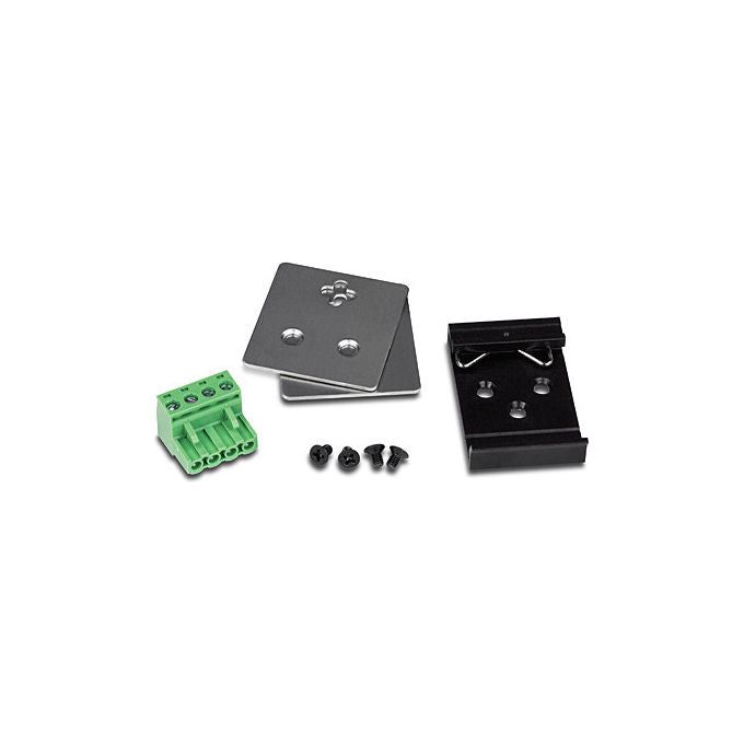Trendnet TI-SG104 Splitter PoE Gigabit Industriale Supporta Standard IEEE 802.3af-at-bt Nero