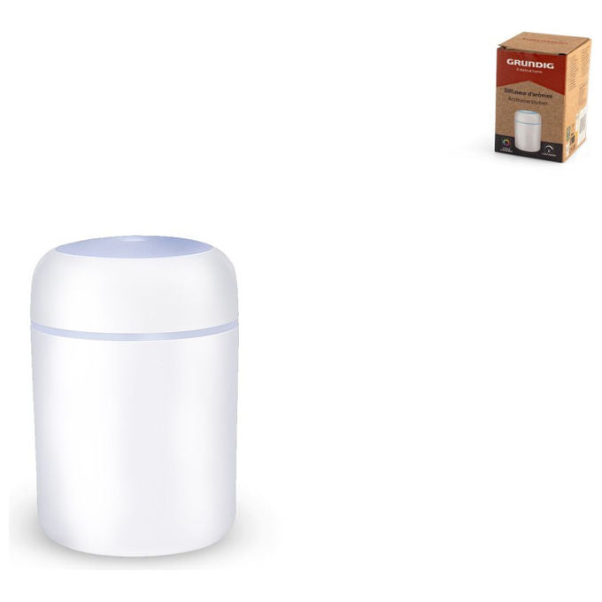 Grundig Diffusore Aromi Umidificatore con LED Bianco Plastica