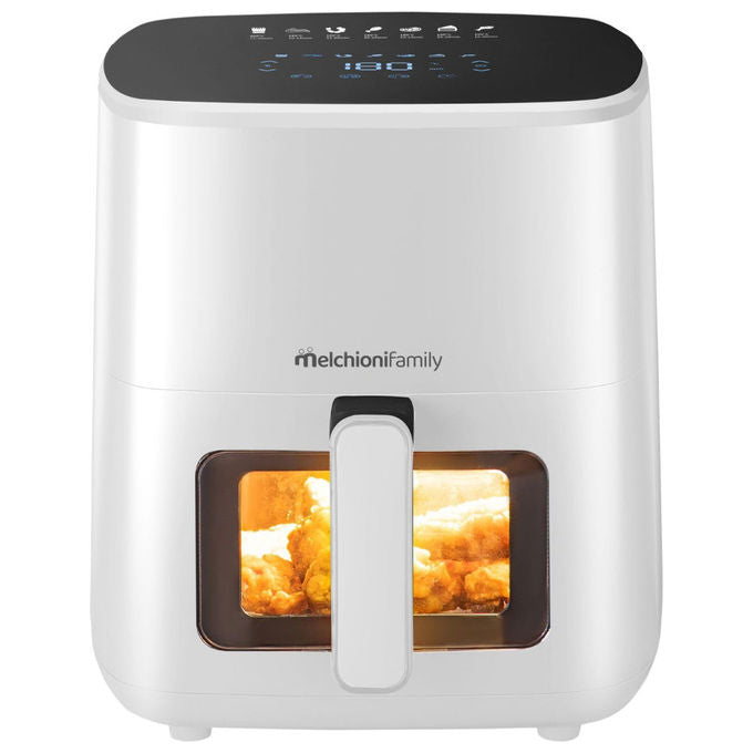 Melchioni Family, Friggitrice ad Aria Marianna New, 5L, Bianca, Display Touch