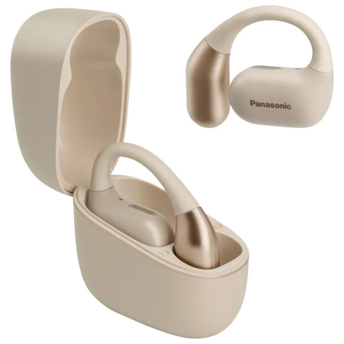 Panasonic Auricolare Wireless Apertura Orecchio Bluetooth Beige RB-F10DE